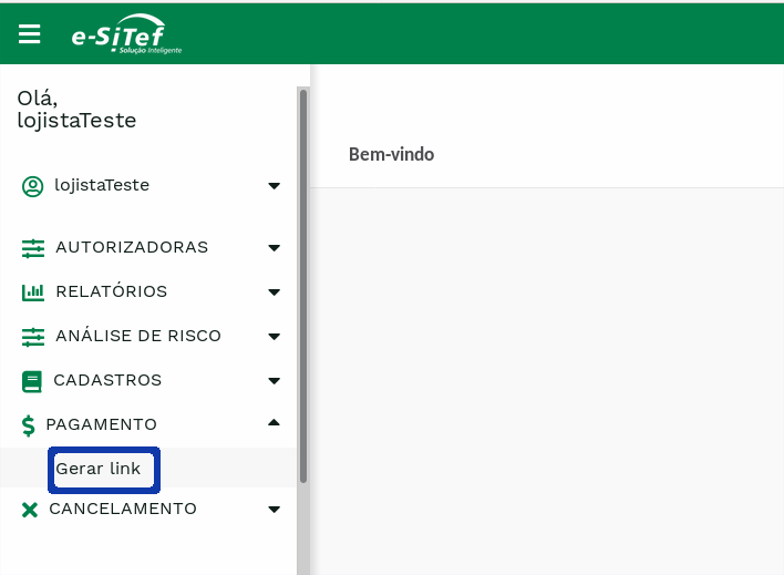 "Link para o Gerar link." -no-filter